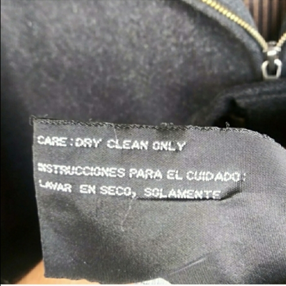 Claiborne Outerwear Wool Over Coat Brown Large - Picture 8 of 8